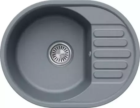 Мойка для кухни «Polygran» Quartz Bond 610 61/48 кварц грей универсальная