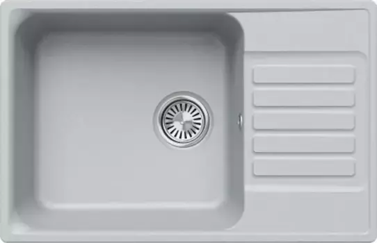 Мойка для кухни «Polygran» Quartz Bond 740 74/48 кварц платина универсальная