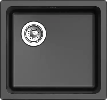 Мойка для кухни «Rivelato» Berkana 45 49/46 кварц чёрная