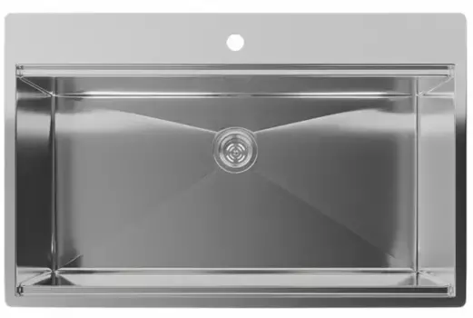 Мойка для кухни «Rivelato» Rinox 80/50 (доска, коландер, рол мат) нержавеющая сталь хром