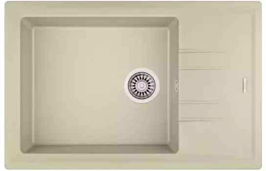 Мойка для кухни «Teka» Stone 60 S-TG 1B 1D 78/51 искусственный камень топаз бежевый универсальная