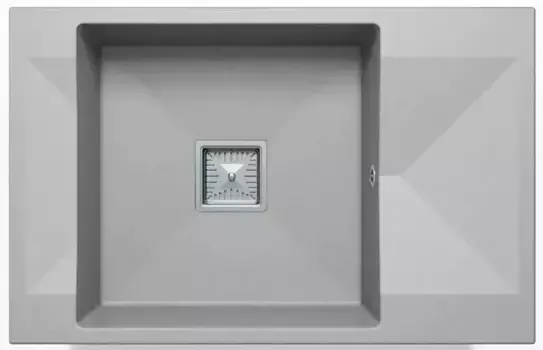 Мойка для кухни «Tolero» Blade-780 78/50 кварц платина универсальная