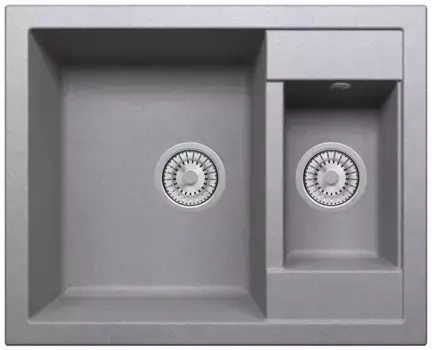 Мойка для кухни «Tolero» Classic R-109 62/50 №701 искусственный камень серая