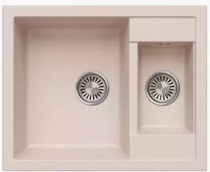 Мойка для кухни «Tolero» Classic R-109 62/50 кварц саванна универсальная