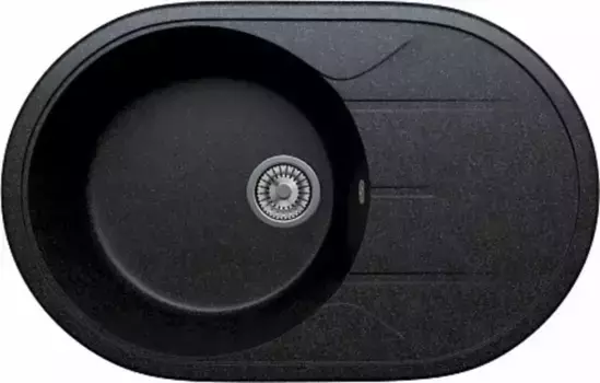 Мойка для кухни «Tolero» Classic R-116 78/50 кварц уголь универсальная