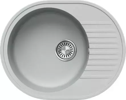 Мойка для кухни «Tolero» Classic R-122 58/46 искусственный камень платина универсальная