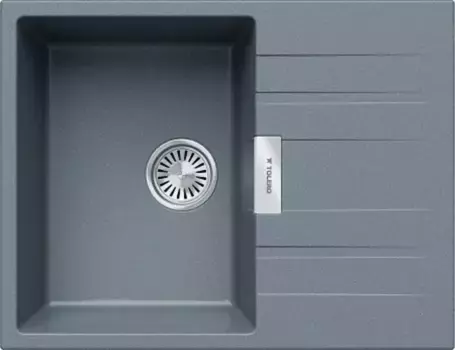 Мойка для кухни «Tolero» Loft TL-650 65/50 кварц грей универсальная