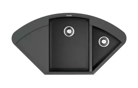 Мойка для кухни угловая «Omoikiri» Sakaime 105C PL 106/58 искусственный камень платина
