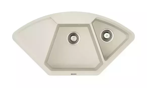 Мойка для кухни угловая «Omoikiri» Yonaka 98C PA 98/51 искусственный камень пастила