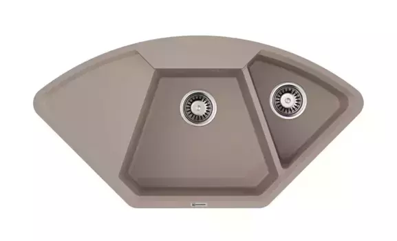 Мойка для кухни угловая «Omoikiri» Yonaka 98C SA 98/51 искусственный камень бежевая