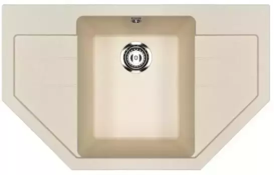 Мойка для кухни угловая «Ulgran» U-609-302 79/49 искусственный камень песочная