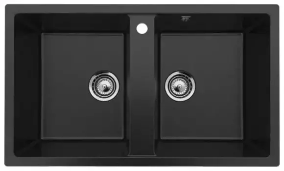 Мойка для кухни «Ulgran» 86/51 U-708-308 искусственный камень черный