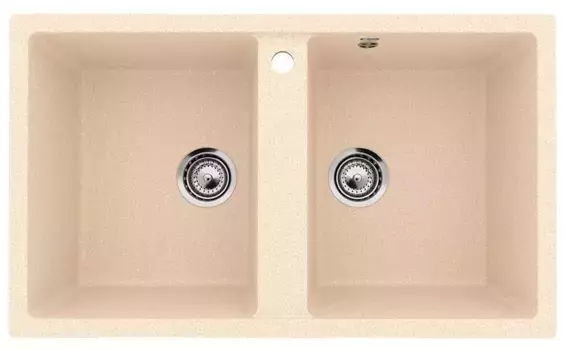 Мойка для кухни «Ulgran» 86/51 U-708-328 искусственный камень бежевый