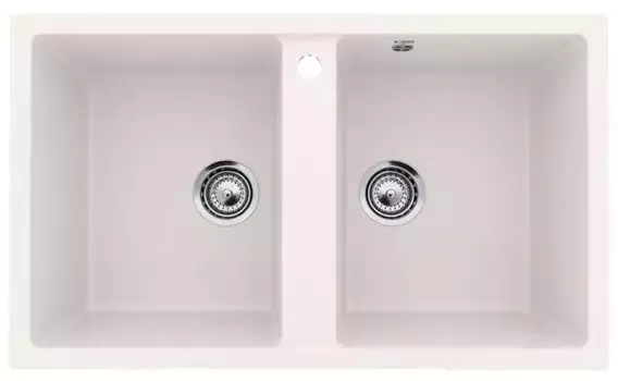 Мойка для кухни «Ulgran» 86/51 U-708-341 искусственный камень ультра-белый
