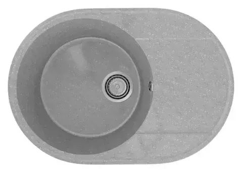 Мойка для кухни «Ulgran» Practik PR-M 610 61/47 искусственный камень светло-серая универсальная