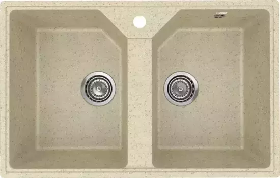 Мойка для кухни «Ulgran» Practik PR-M 770 77/49 искусственный камень слоновая кость