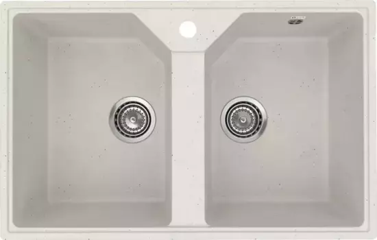 Мойка для кухни «Ulgran» Practik PR-M 770 77/49 искусственный камень белый камень