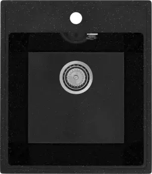 Мойка для кухни «Ulgran» Practik PR-M 425 42/48 искусственный камень чёрный оникс