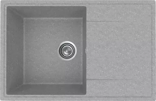 Мойка для кухни «Ulgran» Practik PR-M 735 73/47 искусственный камень светло-серая универсальная