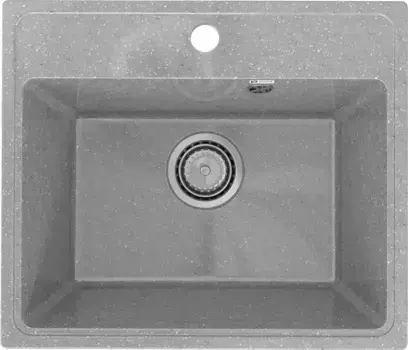 Мойка для кухни «Ulgran» Practik PR-M 490 49/42 искусственный камень светло-серая