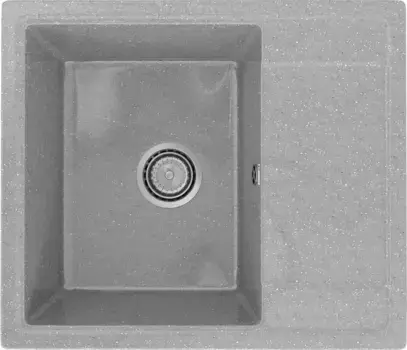 Мойка для кухни «Ulgran» Practik PR-M 575 57/49 искусственный камень светло-серая универсальная