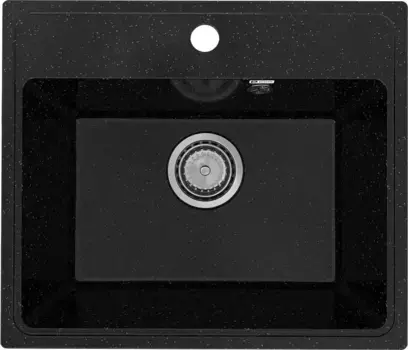 Мойка для кухни «Ulgran» Practik PR-M 490 49/42 искусственный камень чёрный оникс