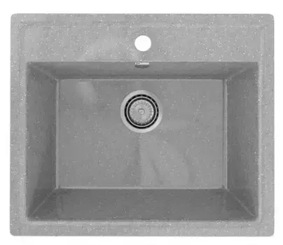 Мойка для кухни «Ulgran» Practik PR-M 565 56/49 искусственный камень светло-серая