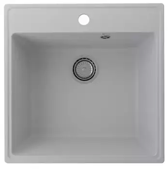 Мойка для кухни «Ulgran» Quartz Forte 505 50/50 искусственный камень платина