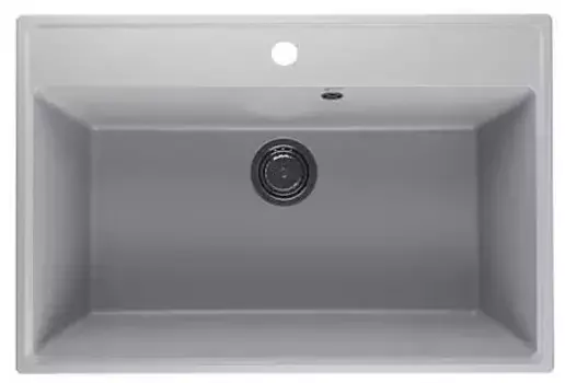 Мойка для кухни «Ulgran» Quartz Forte 760 76/51 искусственный камень платина