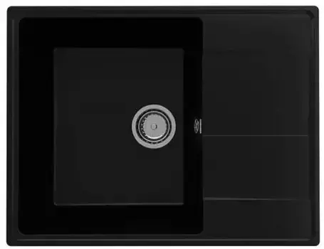 Мойка для кухни «Ulgran» Quartz Prima 650 65/50 искусственный камень уголь