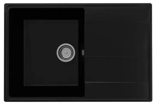 Мойка для кухни «Ulgran» Quartz Prima 750 75/50 искусственный камень уголь