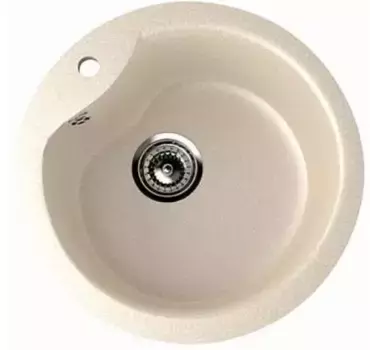 Мойка для кухни «Ulgran» U-102 48/48 искусственный камень бежевая