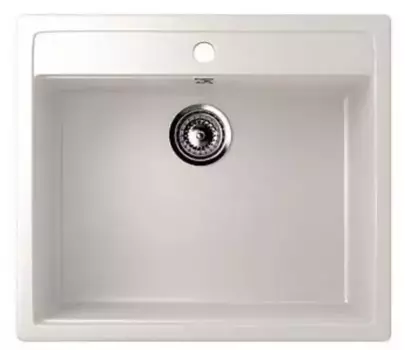 Мойка для кухни «Ulgran» U-104 56/50 искусственный камень белая