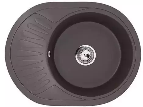 Мойка для кухни «Ulgran» U-107m 57/45 искусственный камень шоколад