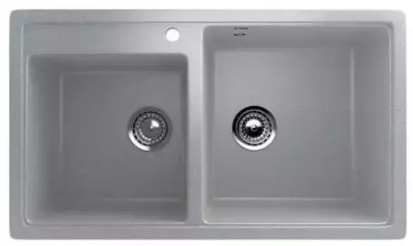 Мойка для кухни «Ulgran» U-200 84/48 искусственный камень серая