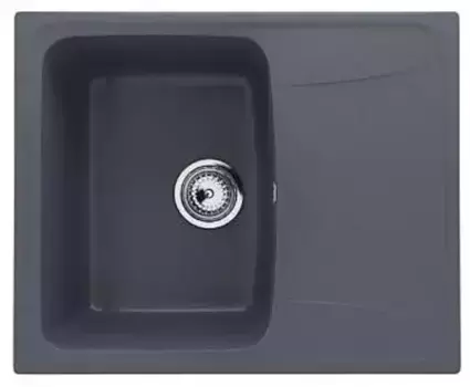 Мойка для кухни «Ulgran» U-201 58/47 искусственный камень антрацит