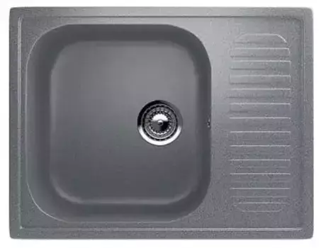 Мойка для кухни «Ulgran» U-202 64/49 искусственный камень темно-серый