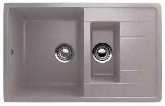 Мойка для кухни «Ulgran» U-205 77/49 искусственный камень песочный