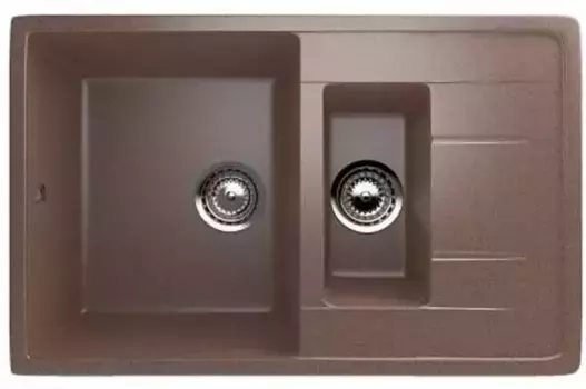 Мойка для кухни «Ulgran» U-205 77/49 искусственный камень терракот