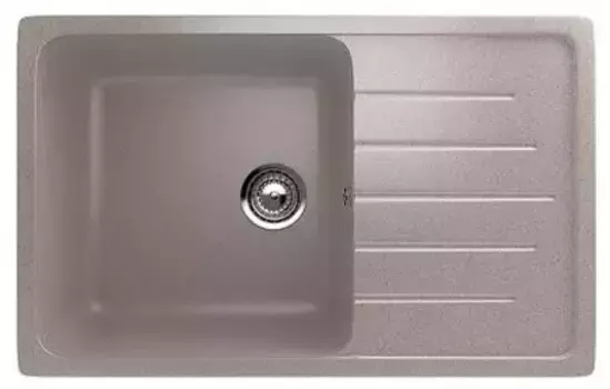 Мойка для кухни «Ulgran» U-400 75/50 искусственный камень песочный