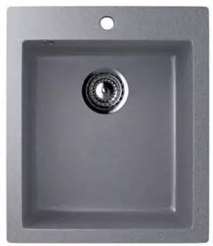 Мойка для кухни «Ulgran» U-404 42/50 искусственный камень темно-серый
