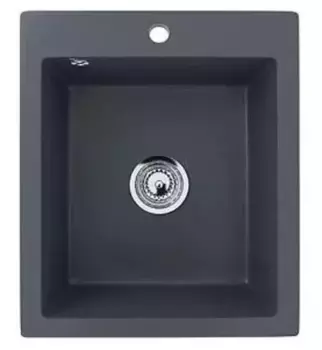 Мойка для кухни «Ulgran» U-404 42/50 искусственный камень антрацит