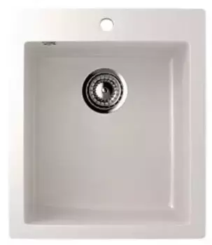 Мойка для кухни «Ulgran» U-404 42/50 искусственный камень белая