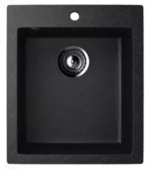 Мойка для кухни «Ulgran» U-404 42/50 искусственный камень черная