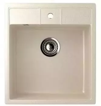 Мойка для кухни «Ulgran» U-406 44/50 искусственный камень бежевая