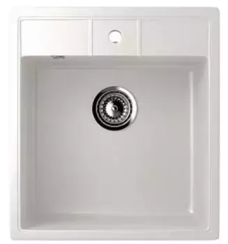 Мойка для кухни «Ulgran» U-406 44/50 искусственный камень ультра-белый