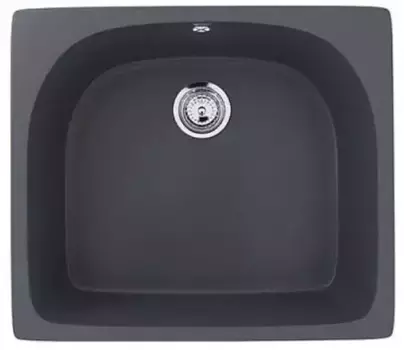 Мойка для кухни «Ulgran» U-408 59/51 искусственный камень антрацит