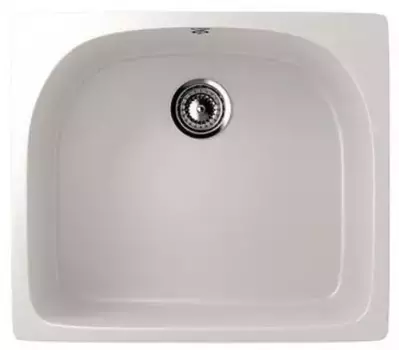Мойка для кухни «Ulgran» U-408 59/51 искусственный камень белая