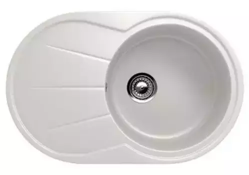 Мойка для кухни «Ulgran» U-503 75/48 искусственный камень белая