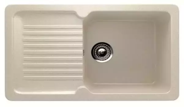 Мойка для кухни «Ulgran» U-506 77/50 искусственный камень бежевая